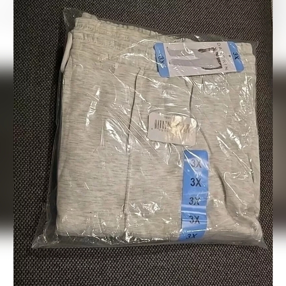 Danskin Scuba Pants Sweat Soft Cozy Lounge Plus Oatmeal Heather Variety Sizes - Picture 6 of 6